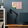 thumbnail image 2 of Stupell Industries Pop Vintage Female Swimsuit Bold Red Stripes Wall Plaque by Jen Bucheli, 2 of 6