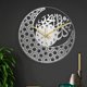 thumbnail image 4 of Reloj de pared musulmán Perfecl Silencio islámico Eid Ramadán 30x30 cm Plata, 4 of 6