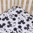 thumbnail image 3 of Sábana bajera ajustable para minicuna Disney Mickey Mouse, color negro antracita, 3 of 6