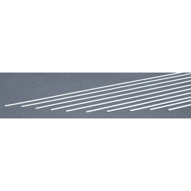 Evergreen Scale Models - Profilés Carrés En Polystyrène 350 X 1,0 X 2,5 Mm - Lot De 10 Pièces
