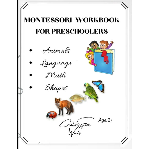 Montessori Workbook For Preschoolers - Animals Theme (Paperback) - Montessori Workbook For Preschoolers - Animals Theme (Paperback) -