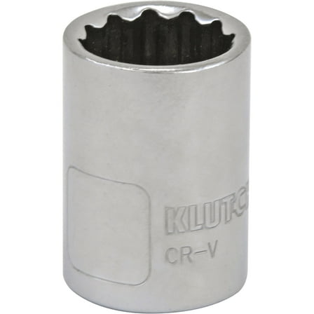 Klutch Socket, Metric, 17mm, 1/2in.-Drive, 12-Pt.