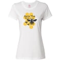 thumbnail image 3 of Inktastic Honeycomb Save the Bees Women's T-Shirt, 3 of 5