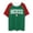 Green, variant on Women's Unisex Casual Short Sleeve Tee with Raglan Sleeves for Casual Breathable Fit Green L