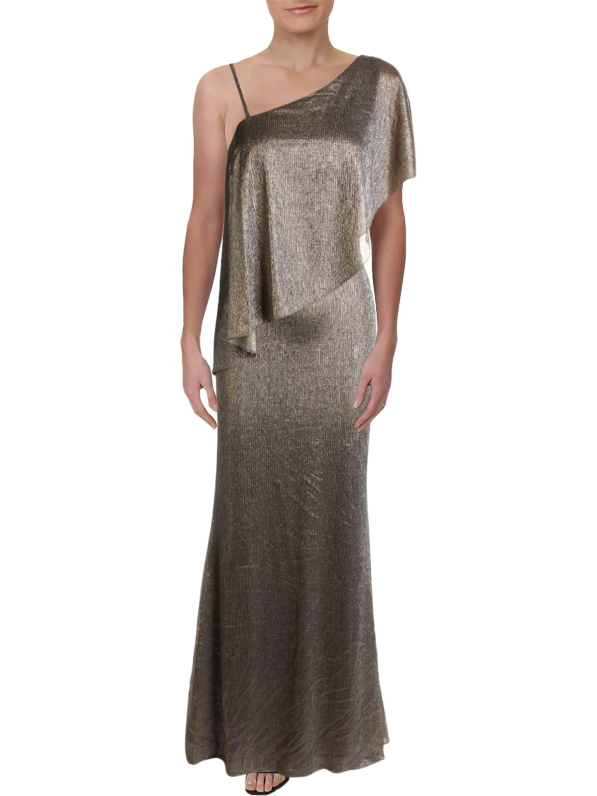 ralph lauren silver gown