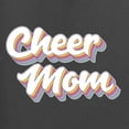 thumbnail image 5 of Wild Bobby Retro Cheer Mom Girl Sports Women Graphic Tee, Charcoal, Large, 5 of 5