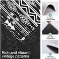 thumbnail image 3 of Black and White Geometric Boho Pattern Kitchen Rugs Sets Of 3,Kitchen Runner Rugs Non Skid Washable,Decorative Kitchen Floor Mats for Kitchen,Sink,Laundry,17"x30"+ 17"x47" + 17"x59", 3 of 6