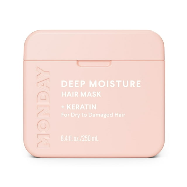 Mascarilla capilar MONDAY HAIRCARE DEEP MOISTURE con queratina 250 ml