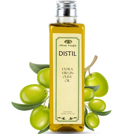 Aloe Veda Extra Virgin Pure Olive Oil For Hair And Skin 200 Ml