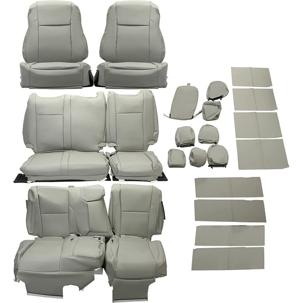 Kojem Full Set Car Seat Covers Leather Cushion Protector Waterproof Compatible With 2018 2019 Toyota Highlander Le Hybrid Grey D21 Com - Best Seat Covers For 2019 Toyota Highlander Hybrid Kojem Full Set Car Seat Covers Leather Cushion Protector Waterproof Compatible With 2018 2019 Toyota Highlander Le Hybrid Grey D21 Com - Best Seat Covers For 2019 Toyota Highlander Hybrid