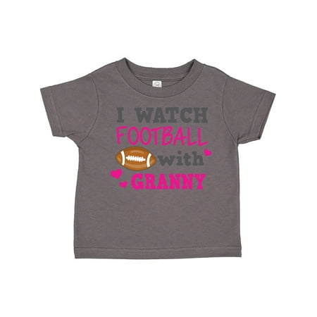 

Inktastic I Watch Football with My Granny Gift Toddler Toddler Girl T-Shirt
