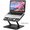 Black, variant on Swayvoo Laptop Stand for Desk, Adjustable Height Ergonomic Computer Riser, 360° Rotating Aluminum Notebook Holder, Fits 10-16" MacBook Dell HP Lenovo, Black