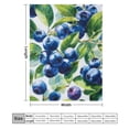 thumbnail image 2 of RKSupls Christmas Throw Blanket,Soft Warm Fannel Blueberry Pattern Blankets Gift for Home Bed Sofa Couch Decor,60x80 in, 2 of 9