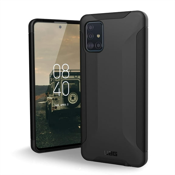 UAG Samsung Galaxy A51 4G (SM-A515) Case Scout Black, Rugged Thin Impact Resistant Military Grade Drop Tested Protective Cover