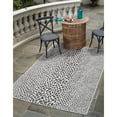 thumbnail image 4 of Outdoor Zrand Collection Area Rug Black - 4'1"x4'1" Octagon, 4 of 5