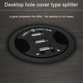thumbnail image 5 of USB Hub 2.0 Desktop Grommet Audio Desk Mount Adapter 3 Port in Multi Ports, 5 of 8