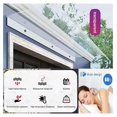 YUNTIE Door Awning Outdoor, Transparent Invisible Rain Shelter Cover