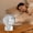 White, variant on sruoe Fan Mini Desktop Fan, Tabletop Fans Low Noise, Portable Fan, Table Fans For Bedroom, Small Table Fan, Oscillating Office Home Quiet Mini Electric Fan
