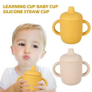 Sippy Cups Leak Proof, 5oz Silicone Baby Cup with Soft Spout, Spill Proof  Toddler Cup for Babies 12M+