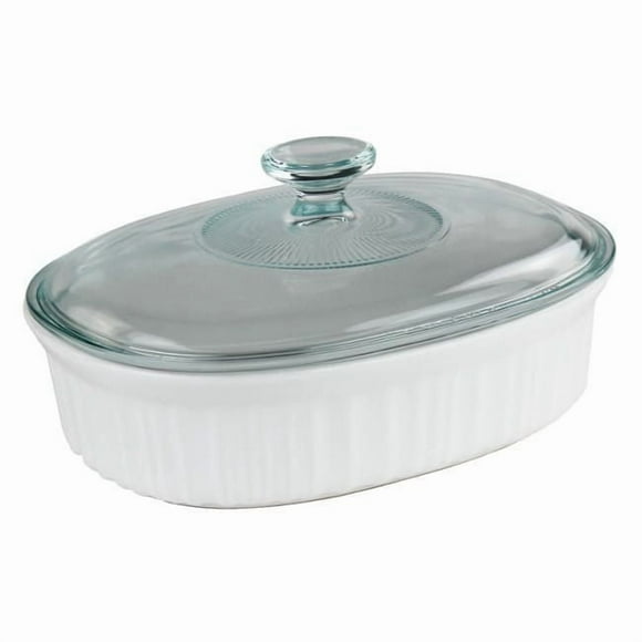 CorningWareMC French WhiteMD Plat de cuisson