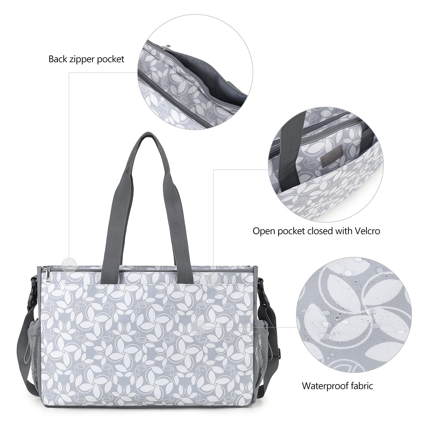 SPEKSEE Crossbody Organizer Diaper Bag - Outdoor Mother's Water-Repellent Baby Care Bag with Multiple Pockets