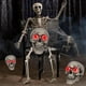 thumbnail image 4 of Halloween Simulation Skull Horror Parody Prank Glowing Sound Prop Adult Skull Ornament, 4 of 5