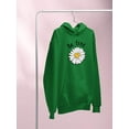 thumbnail image 3 of Be Free Heart Daisy Hoodie Women -Image by Shutterstock, Female x-Large, 3 of 4