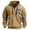 72#Khaki, variant on Mens Half Zip USA Flag Tactical Hoodie Muscle Fit Long Sleeve Pullover Sweatshirt Drawstring Hood Cargo Arm Pocket Casual Streetwear Wine XL