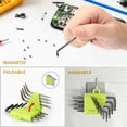 thumbnail image 3 of EcoNesxp 1/4 15mm Set Magnetic Hex Socket Set Magnetic Drill Bit Socket Hex Socket Set Inch For Quick Change Chuck 10 Piece Set Impact Driver Socket Bits, 3 of 5