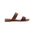 thumbnail image 3 of SUN STONE Womens Brown Cushioned Slip Resistant Easten Round Toe Wedge Slip On Slide Sandals Shoes 11 M, 3 of 4