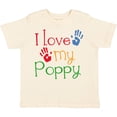 thumbnail image 3 of Inktastic Poppy Grandkids Handprints Boys or Girls Toddler T-Shirt, 3 of 5