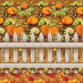 thumbnail image 2 of Beistle Pack of 6 Orange Pumpkin Patch Photo Backdrop Party Decoration 30', 2 of 2
