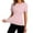 Pink, variant on Hurxie Women's Short Sleeve Workout Tops Quick Dry Athletic UPF50 Sun Protection Shirts Gym Hiking Running Yoga Clothes Khaki,2XL