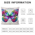 thumbnail image 5 of Nawypu Butterfly Scripture Decorative Throw Pillow Cover, Bible Religious Pillowcase Gift, Bible Throw Pillow Covers, Inspiring Christian Women Gift, Home Bedroom Decor for Women Scripture Lovers, 5 of 5