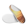 thumbnail image 3 of Balery Sunset Dancing Dolphin A Pattern Women's Fuzzy Memory Foam Slippers Fluffy Winter House Shoes Indoor and Outdoor-42/43, 3 of 7