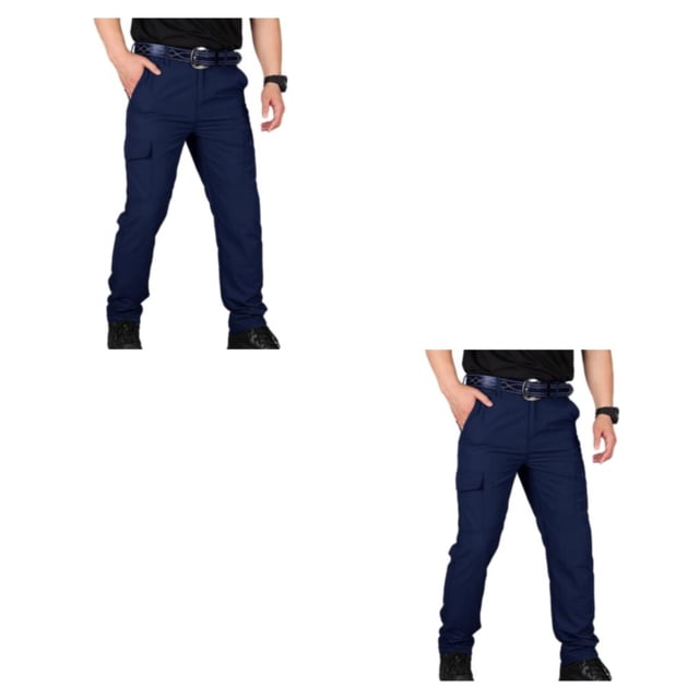 Qarigey Pantalones Cargo para hombre, mono de entrenamiento ligero de secado rápido para exteriores de verano para senderismo, montañismo, Armada L 2Conjunto