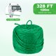 thumbnail image 3 of Uxcell 1-Pack Cuerda de Yute Natural, 3mm x 328ft/100m Bolas de Cuerda de Jardín para Manualidades/Jardinería de Plantas [Verde], 3 of 7