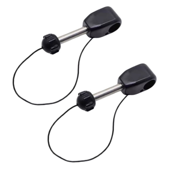 Sportact Canoe,Canoe Accessories,2pcs for Kayak Paddle Lock Anchor Oar Holder Inflatable Boat Paddle Support Pin Bar,Outdoor Sporting