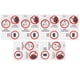 thumbnail image 4 of Calcomanía de señal de seguridad, 6 piezas Aviso de precaución Etiqueta de advertencia en inglés Lávese las manos Etiqueta diseñada con precisión, 4 of 9