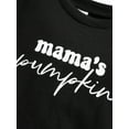 thumbnail image 4 of goowrom Children Halloween Printed Pattern Pullover, Black Round Collar Tops, 4 of 7