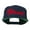 Navy, variant on Flat Bill Hip Hop Casual Blood Embroidered Cap - Red OSFM