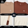 thumbnail image 2 of RBX Boys Athletic Outfit Set Performance Mesh Jersey Tees and Athletic Gym Shorts 3 Piece Outfit, 2 of 7