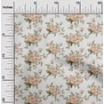 thumbnail image 2 of oneOone Velvet Peach Fabric Floral Sewing Material Print Fabric By The Yard 58 Inch Wide, 2 of 5