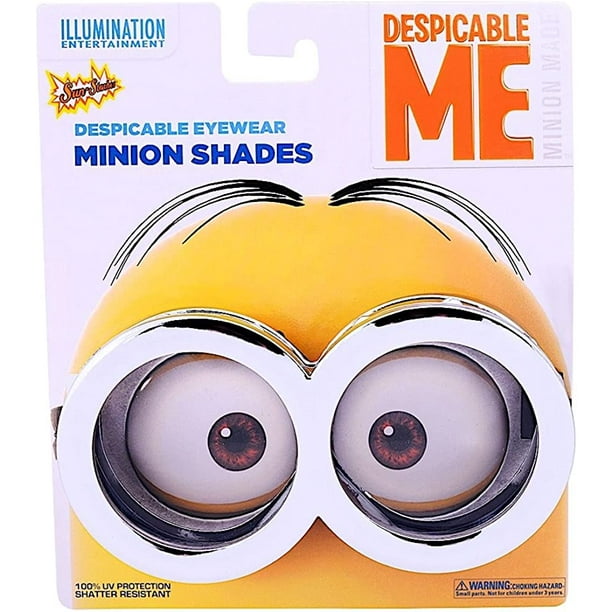 Sun-Staches Officially Licensed Chrome Minion Goggles Despicable Me 3 ...