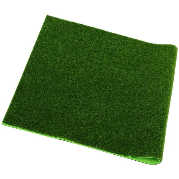 LULULION Decorative Fake Turf Artificial Moss Mat Green PP 1Set
