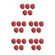 thumbnail image 3 of Flores de Loto Artificiales Advancent 5 Piezas Rojo Brillante, 3 of 6