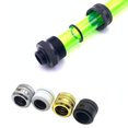 thumbnail image 2 of keepw 12Pcs Brass Computer Water Cooling Pipe Adapter Solid Color Replacement Electroplated Fast Release 5mm Thread Connector Black, 2 of 6