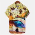 thumbnail image 3 of Camisas hawaianas de verano para hombre, camisas con estampado 3D para vacaciones en la playa, blusas casuales de manga corta para hombre, 3 of 5