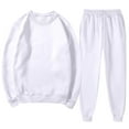 thumbnail image 6 of UACY 2 Piece Sweatsuits for Boys Girls School Athletic Outfit Fall Winter Tracksuit Pullover Sweatshirt (White, 13-14 Years), 6 of 6