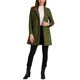 thumbnail image 2 of Abrigo de invierno para mujer INSPIRE CHIC con solapa muesca, abrigo trench de doble botonadura, talla XL, verde ejército, 2 of 6